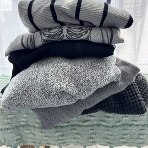 Bundle Gray and Black Sweater Collection